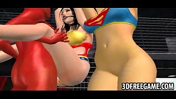 3d Superhero Babes Ravaged By A Redman