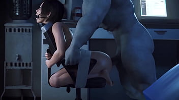 Unexpectedly Stretched By A Massive Cock – Intense 3d Animated Fuck
