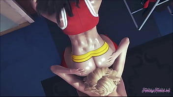 Boku No Hero Futanari Hentai 3d – Mitsuki & Momo’s Steamy Creampie Fuck