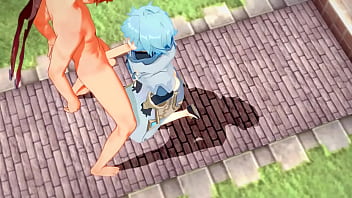 Genshin Yaoi: Tartaglia Dominates Sissy Chongyun In Hardcore Anime Sex