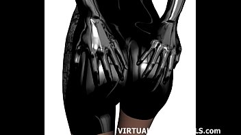 3d Sci-fi Hentai Babe In A Skin-tight Catsuit