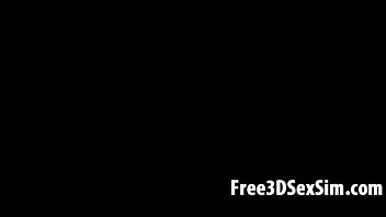 Foxy 3d Cartoon Brunette Pleasuring A Hard Cock