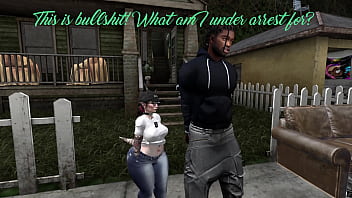 Black Man Dominates Two White Female Cops In Second Life