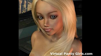 Cyberpunk 3d Babe Teasing In Lace Panties