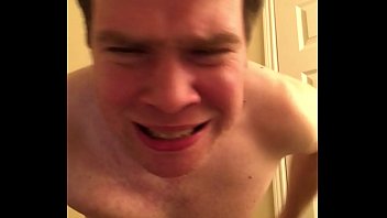 Weak Man Moans And Sobs While Spanking Himself